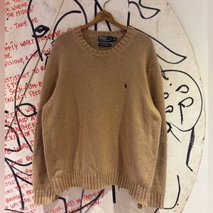 Vintage Ralph Lauren Polo  Chunky Knit Sweater XXL